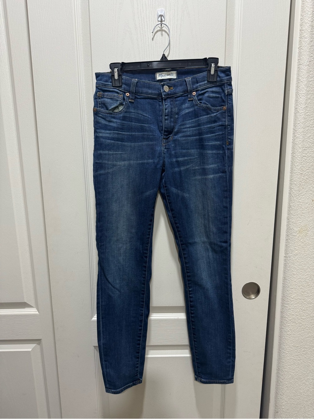 Madewell High Riser Skinny Jeans Size 28 Medium Wash Stretch